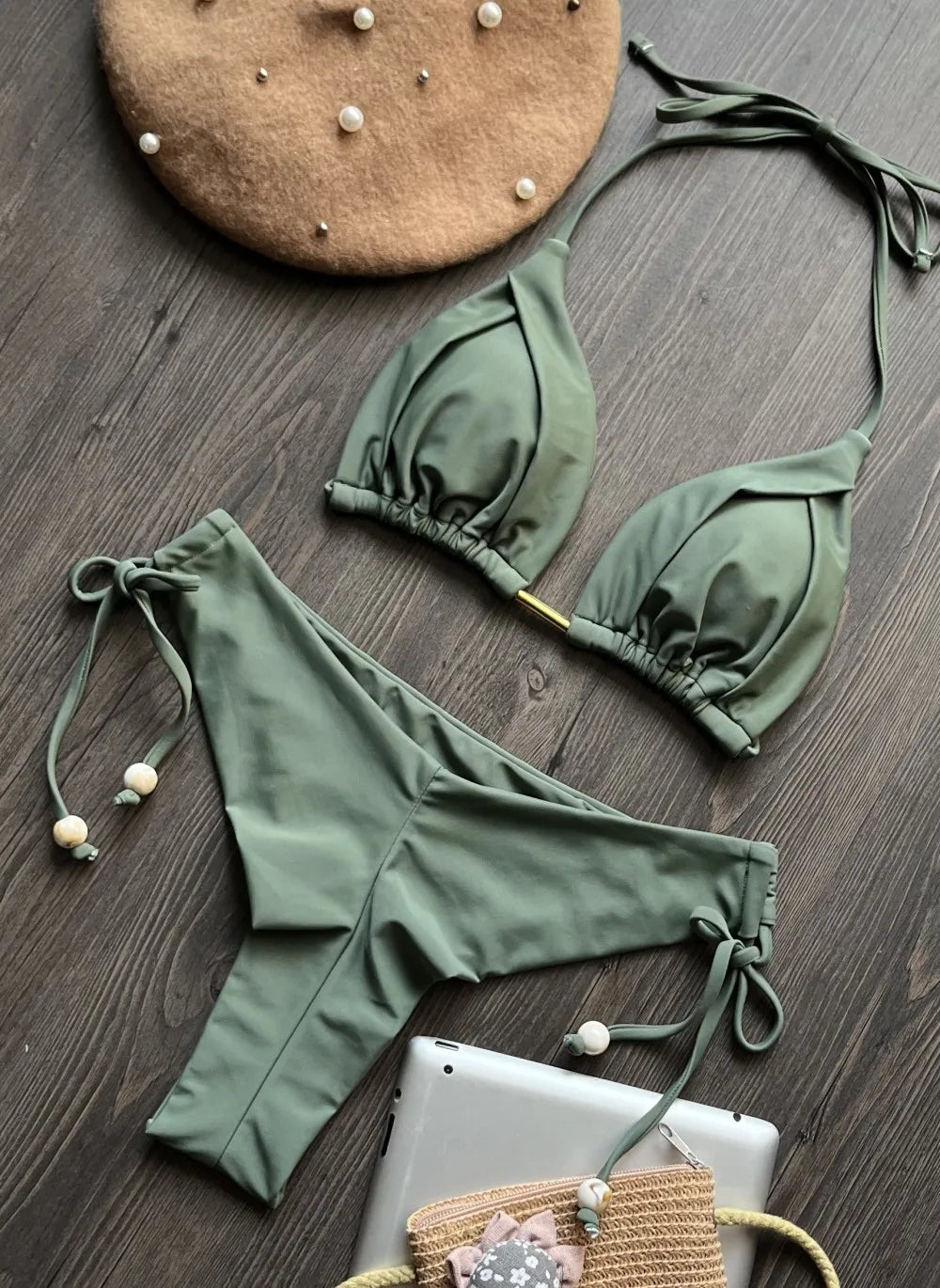 RUOTONGSEPT Sexy 13 Color Triangle Bathing Suit for Women Brazilian Bikinis Swimwear Push Up Bikini Set