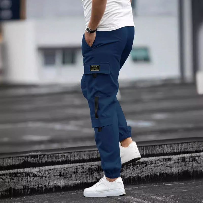 Mens Retro Jogger Casual Work Pants
