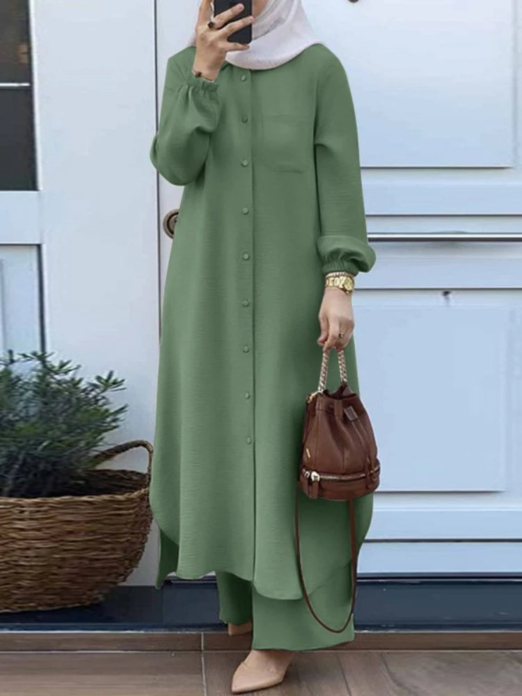 Casual Muslim 2 Piece Set