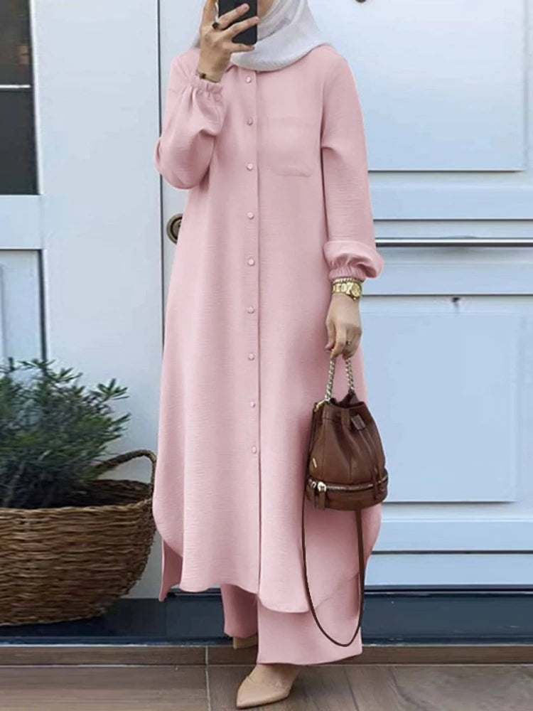 Casual Muslim 2 Piece Set