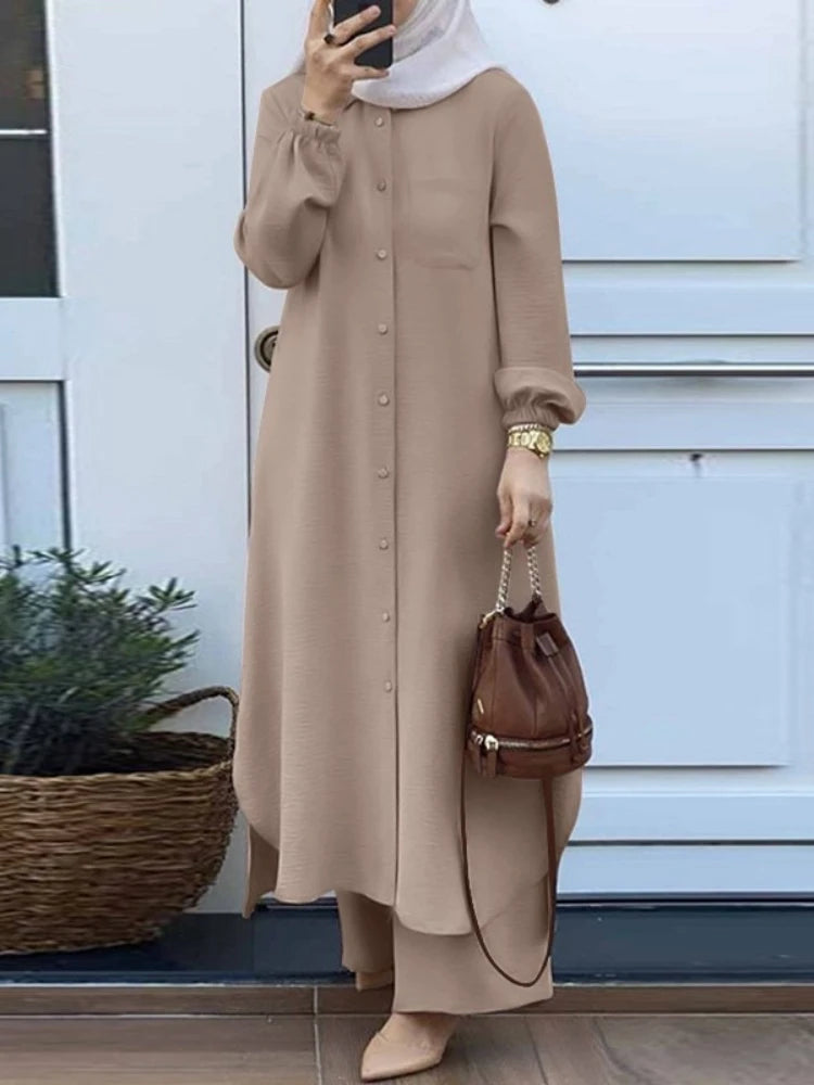 Casual Muslim 2 Piece Set